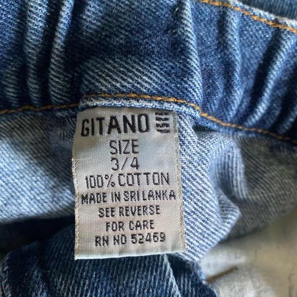 Vintage Gitano jean skirt Size 3/4 - Picture 4 of 5